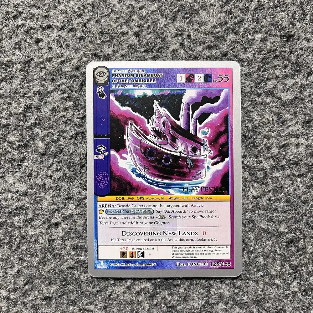 Metazoo Playtester Phantom Steamboat 1st Edition Silver Border Non Holo